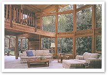 Maison bois int&eacute;rieur